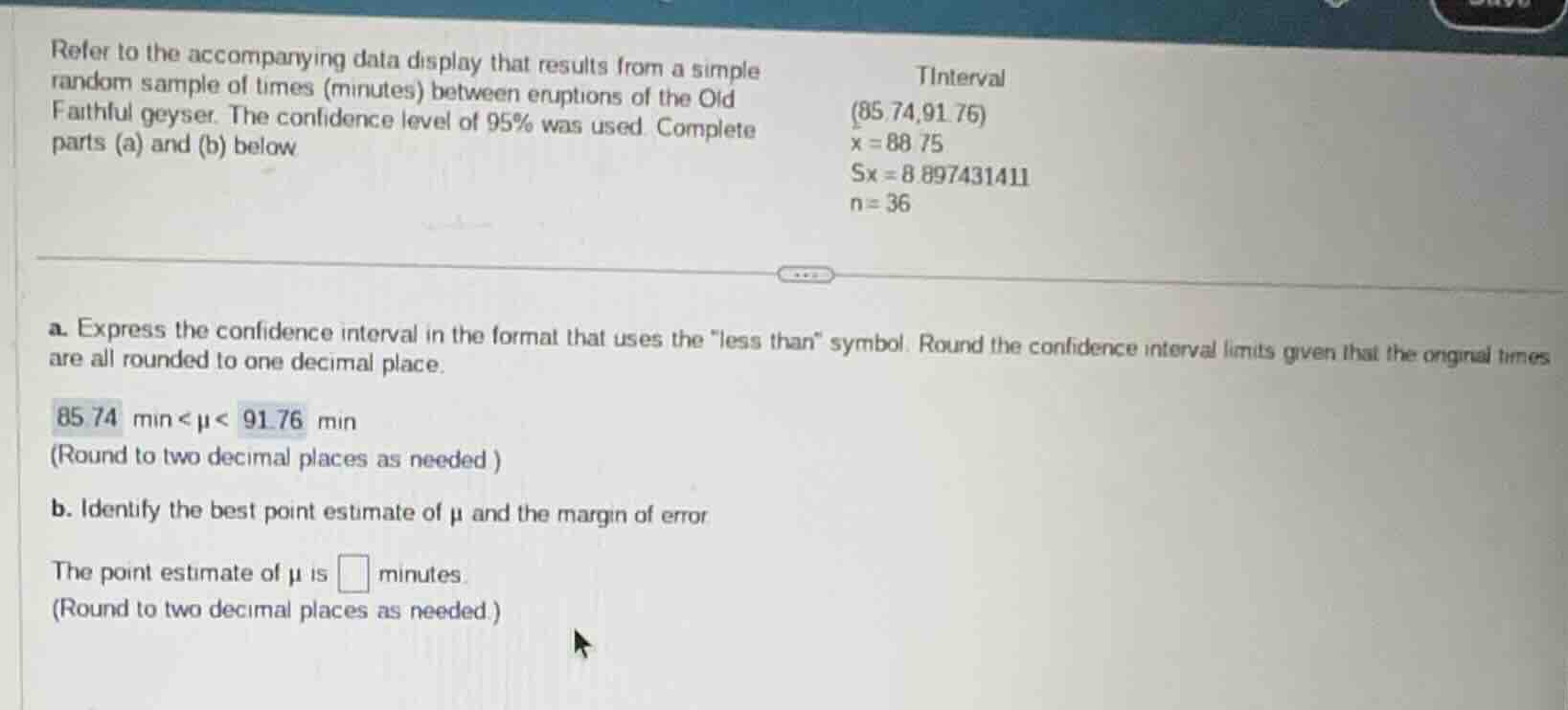 refer to the accompanying data display that results from a simple rando…