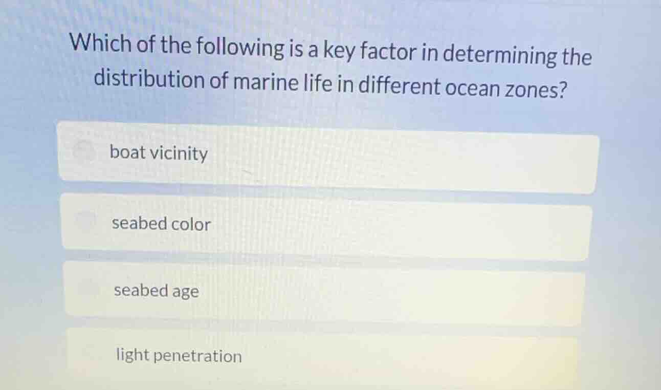 which of the following is a key factor in determining the distribution …
