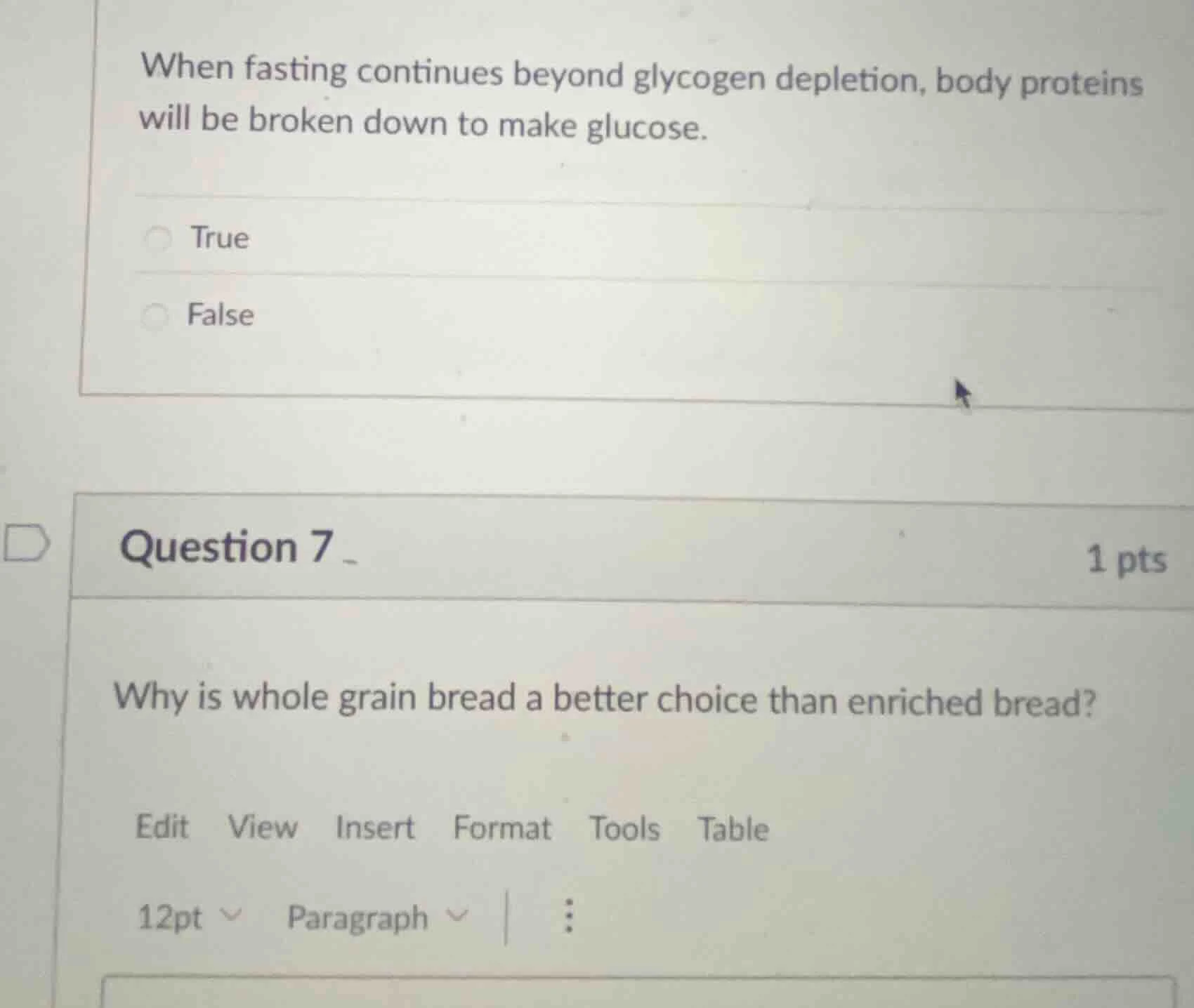 when fasting continues beyond glycogen depletion, body proteins will be…