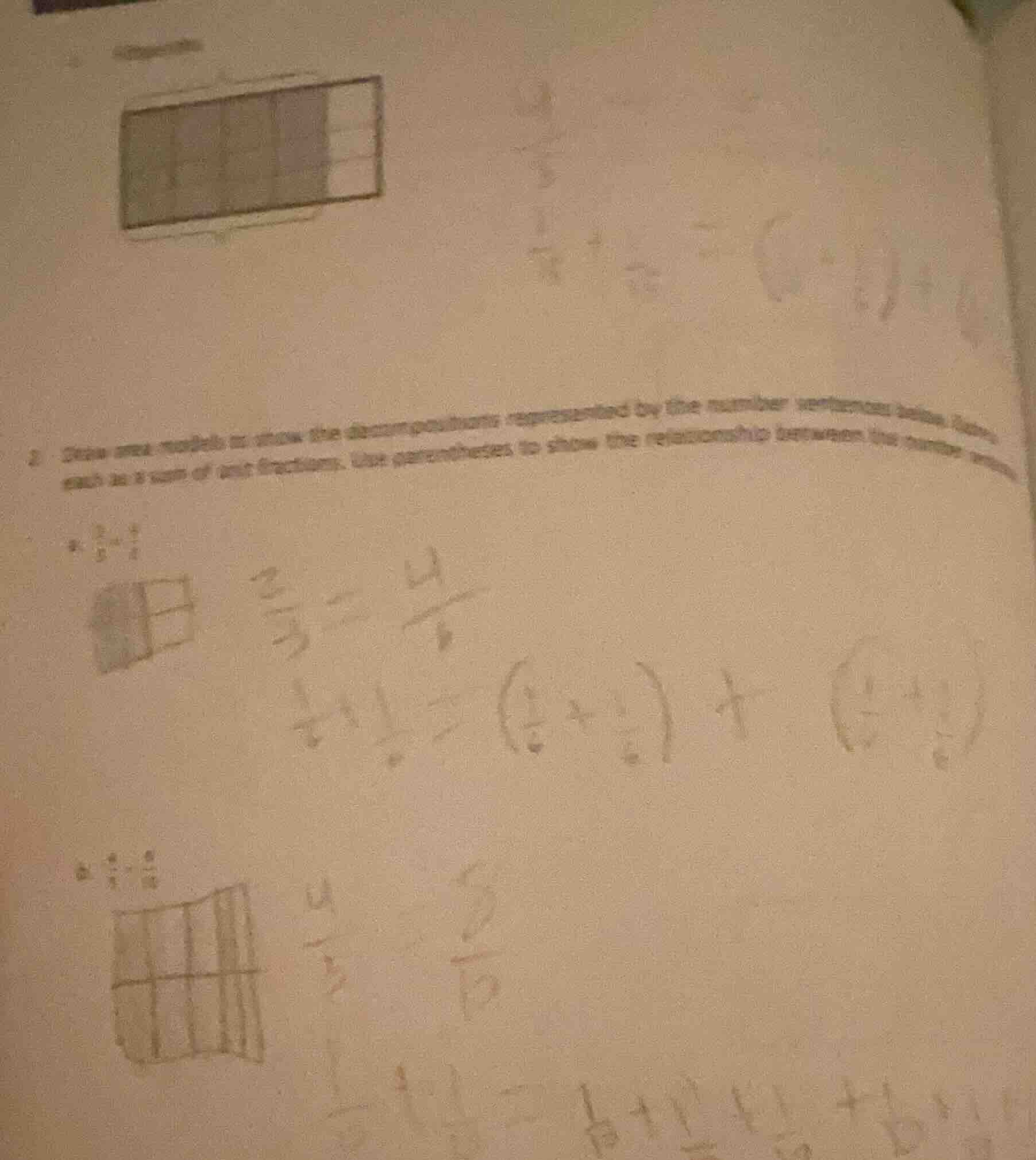 2. draw area models to show the decompositions represented by the numbe…