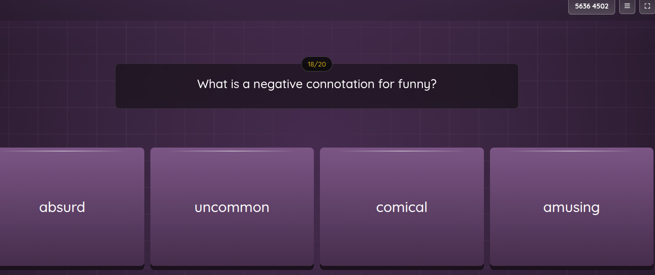 what is a negative connotation for funny? absurd uncommon comical amusi…