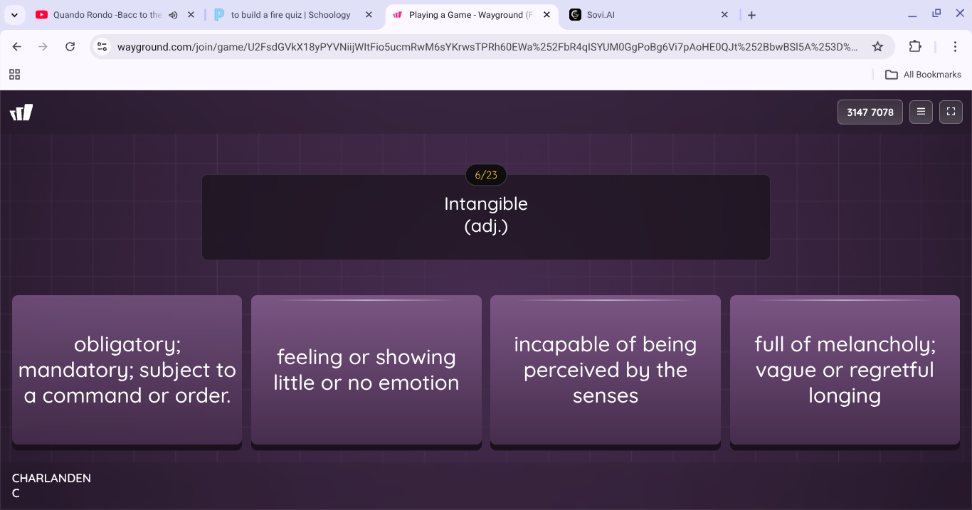 intangible (adj.) obligatory; mandatory; subject to a command or order.…