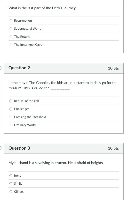 what is the last part of the heros journey: - resurrection - supernatur…