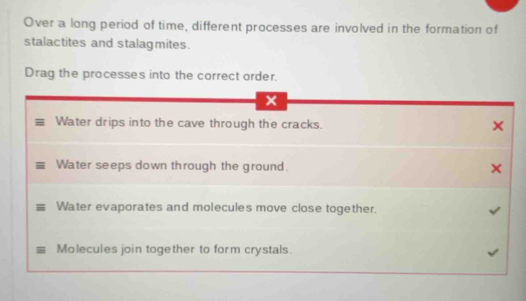 over a long period of time, different processes are involved in the for…