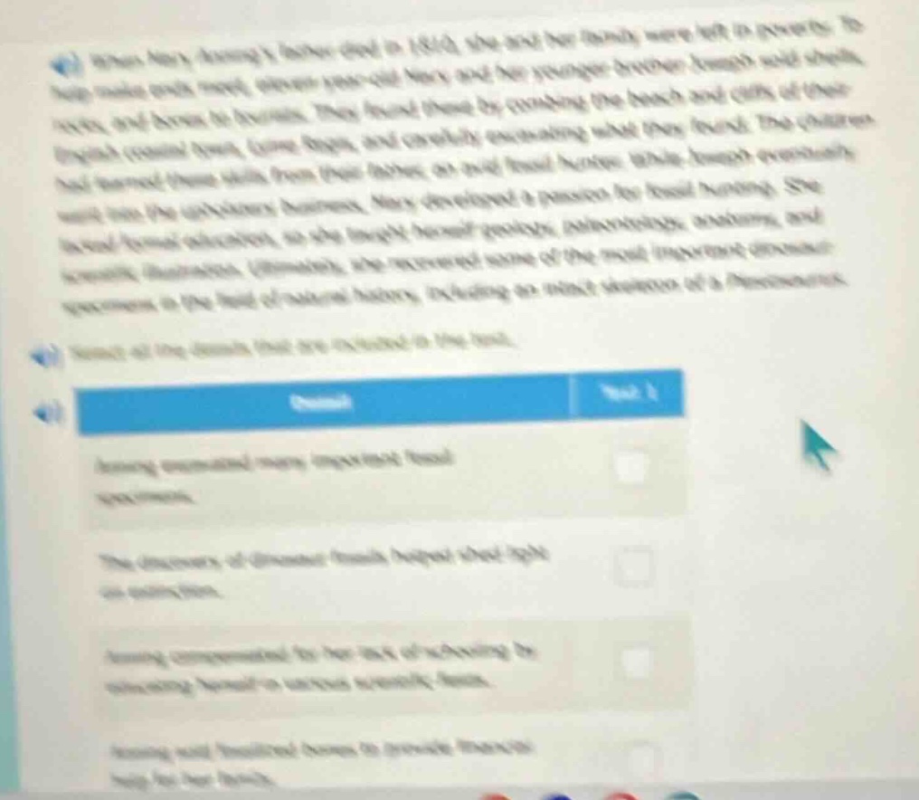 when mary anning’s father died in 1810, she and her family were left in…