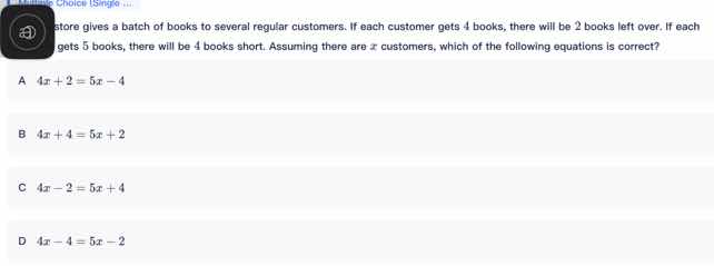 store gives a batch of books to several regular customers. if each cust…
