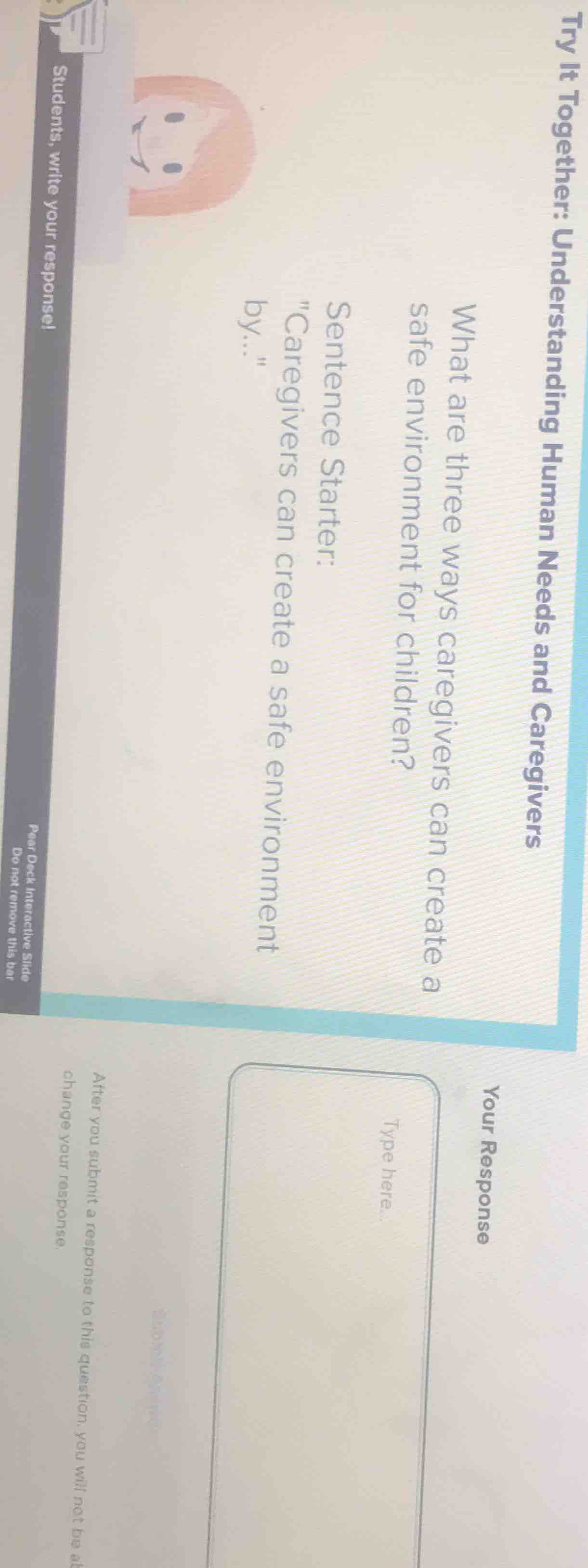 try it together: understanding human needs and caregivers what are thre…