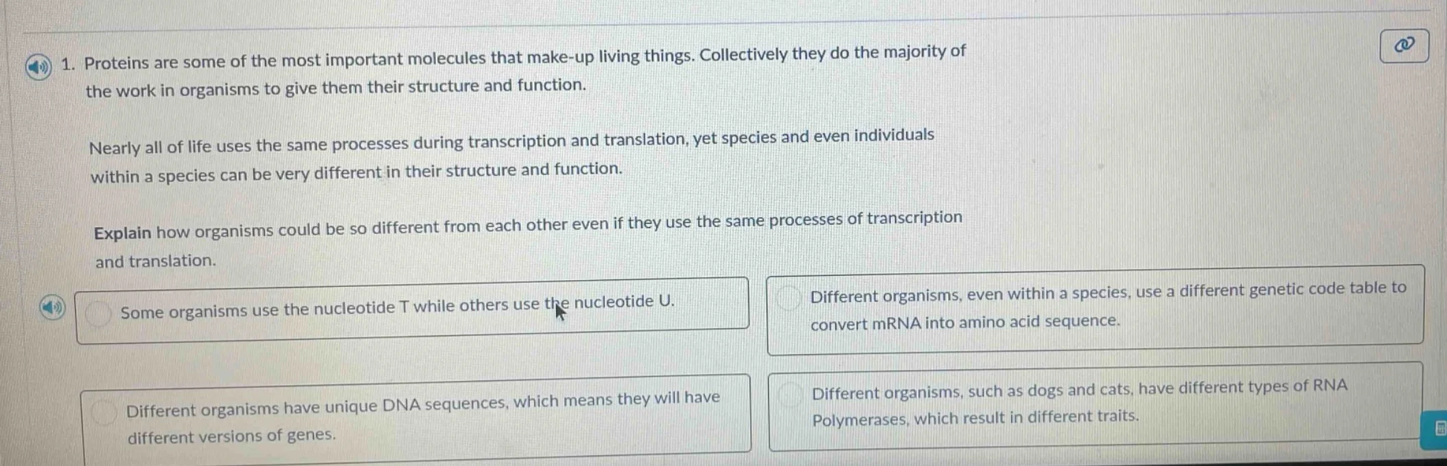 1. proteins are some of the most important molecules that make - up liv…