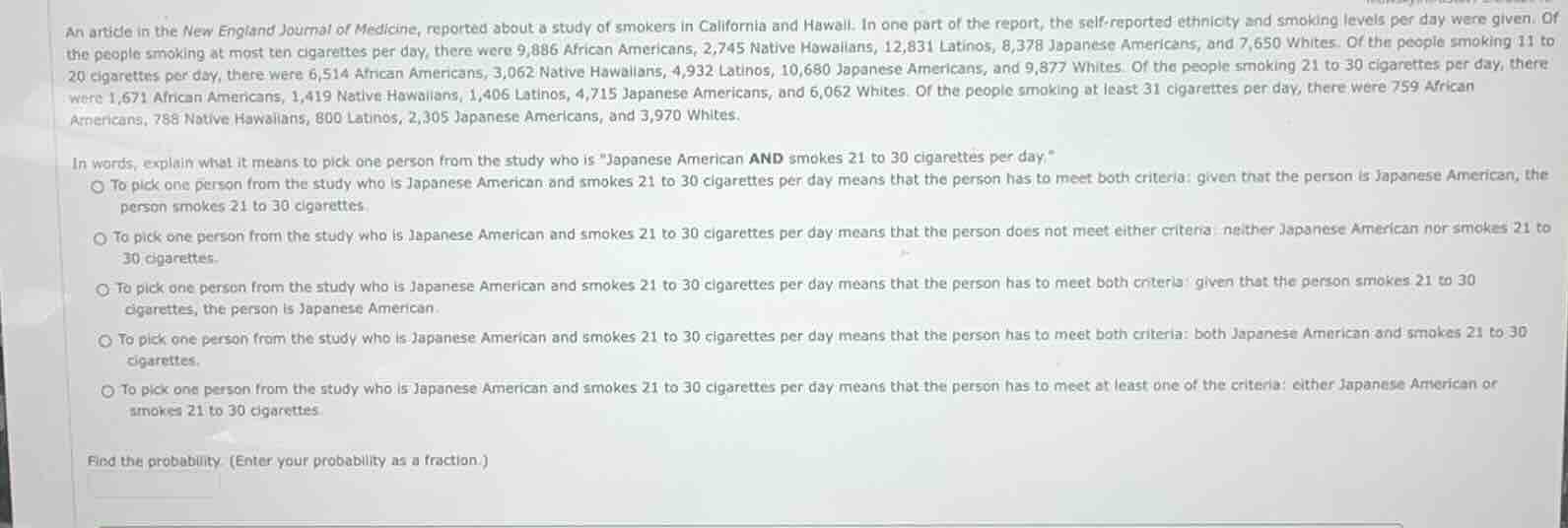 an article in the new england journal of medicine, reported about a stu…