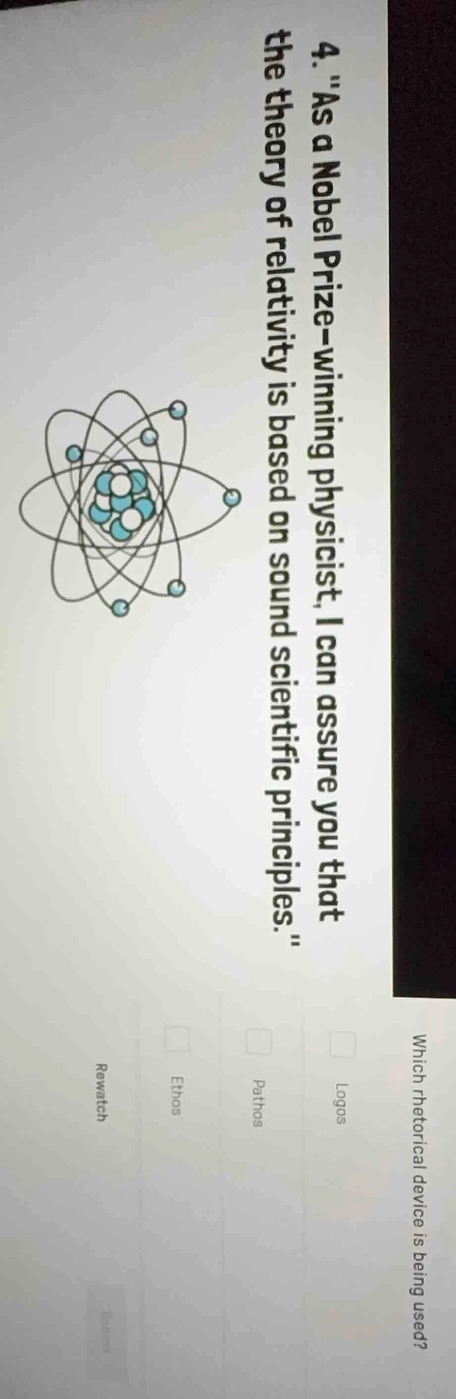 4. \as a nobel prize - winning physicist, i can assure you that the the…