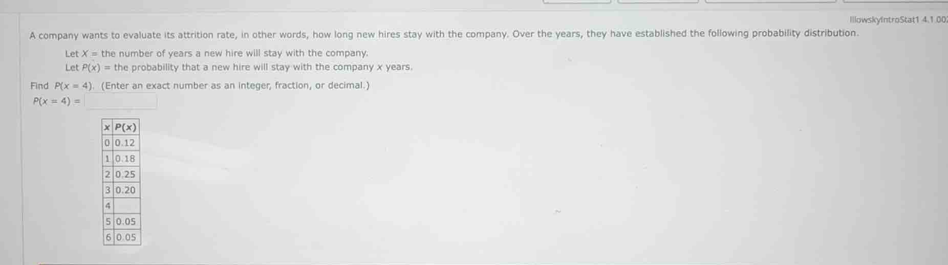a company wants to evaluate its attrition rate, in other words, how lon…