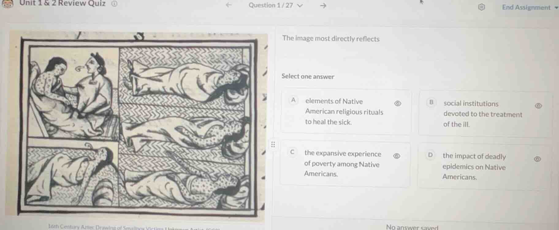 the image most directly reflects select one answer a elements of native…