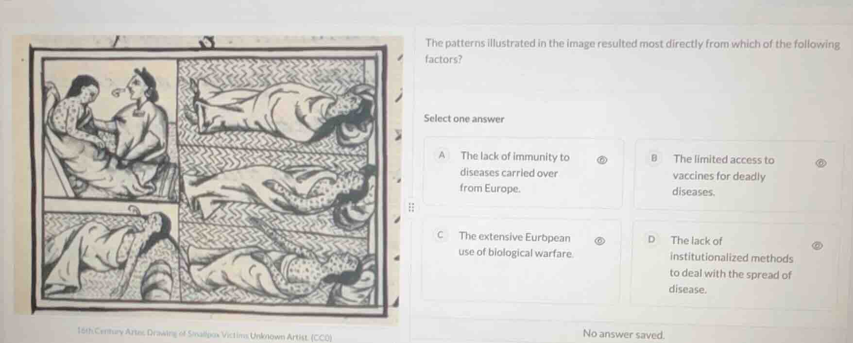 the patterns illustrated in the image resulted most directly from which…