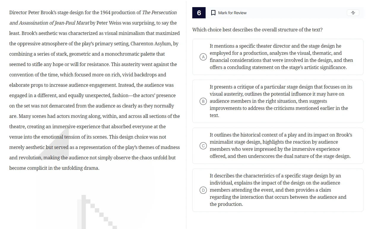 director peter brooks stage design for the 1964 production of the perse…