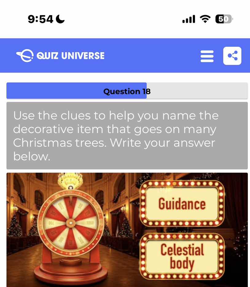 question 18 use the clues to help you name the decorative item that goe…