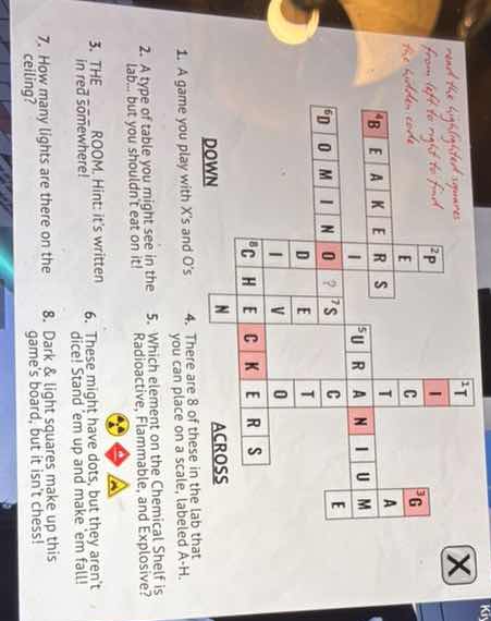 down 1 a game you play with xs and os 2 a type of state you might see i…