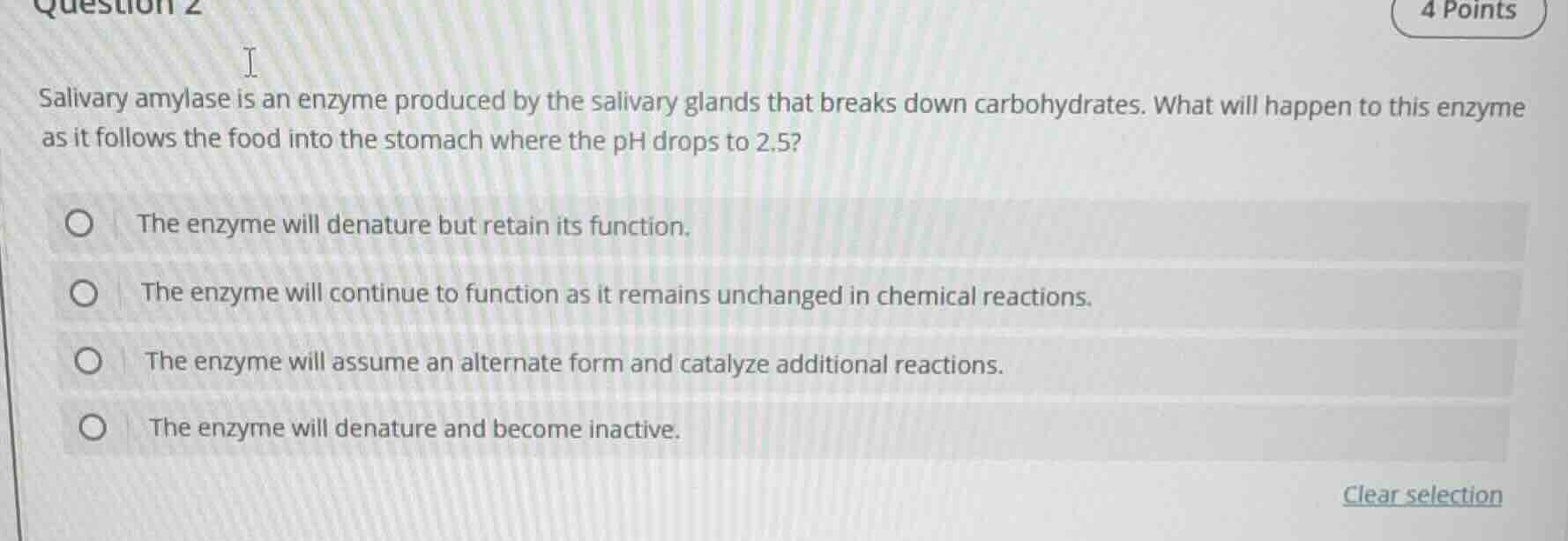 salivary amylase is an enzyme produced by the salivary glands that brea…