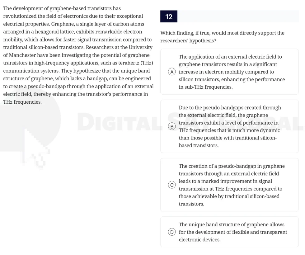 the development of graphene - based transistors has revolutionized the …