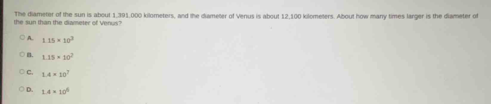 the diameter of the sun is about 1,391,000 kilometers, and the diameter…