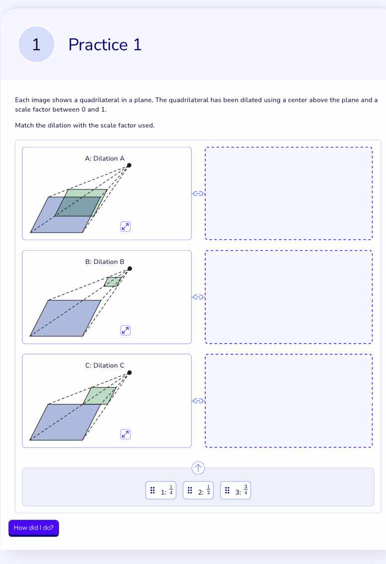 practice 1 each image shows a quadrilateral in a plane. the quadrilater…