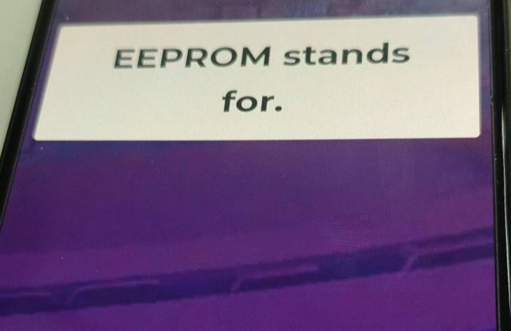 eeprom stands for.