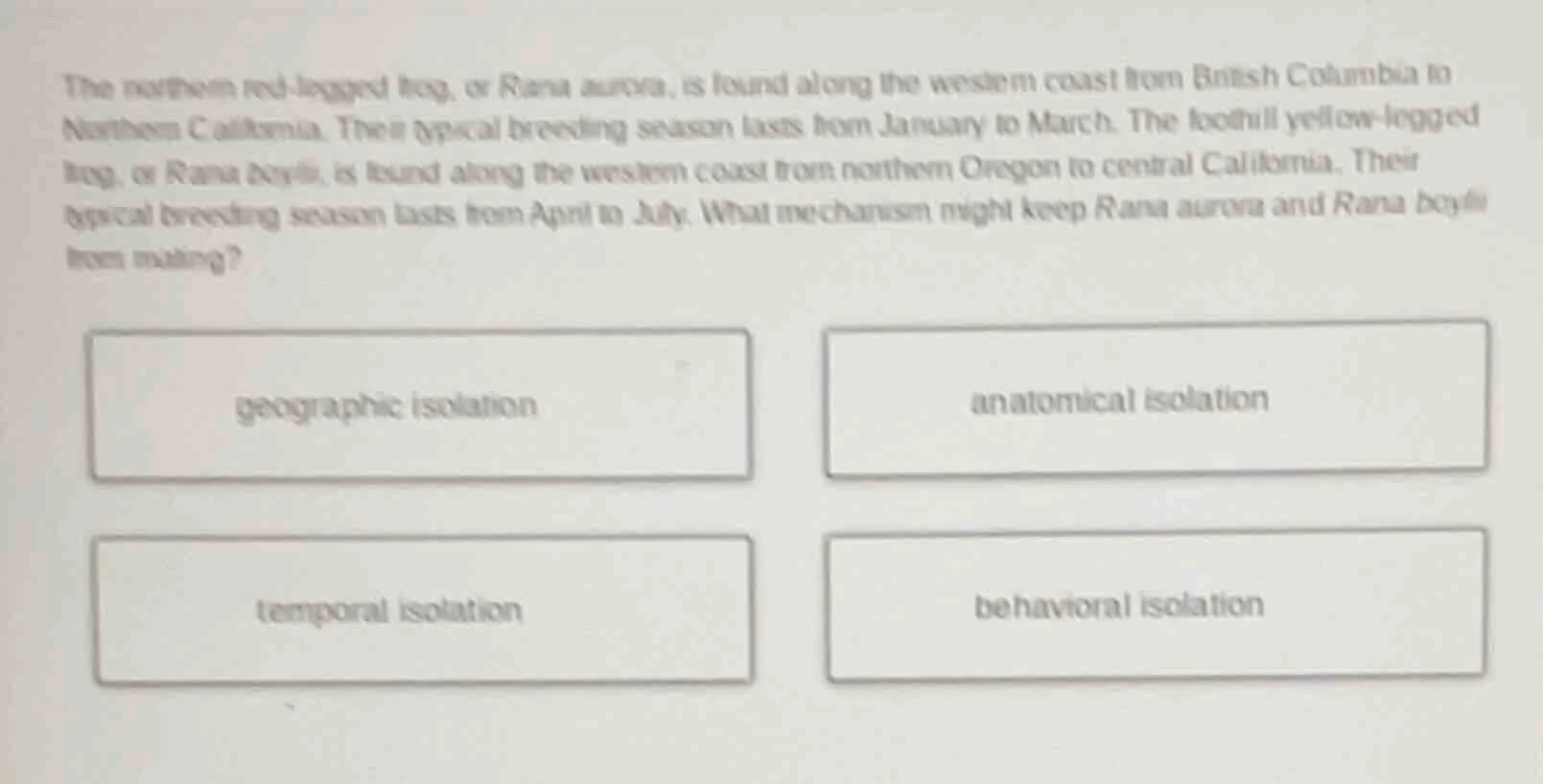 the northern red - legged frog, or rana aurora, is found along the west…