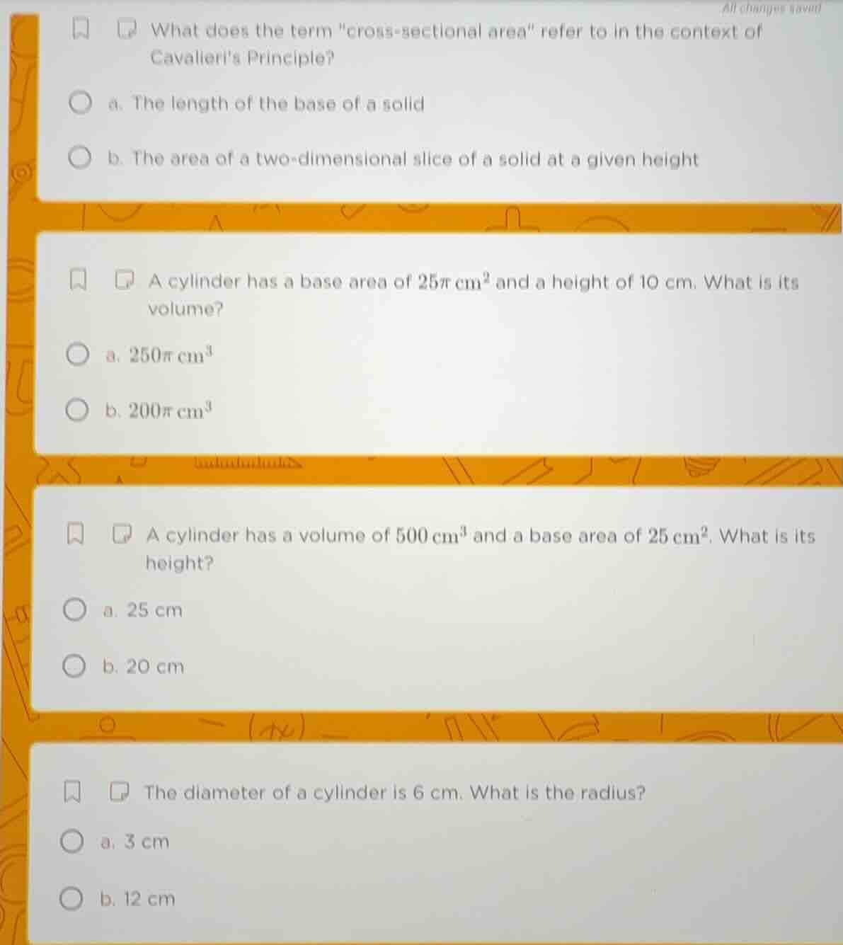 what does the term \cross - sectional area\ refer to in the context of …