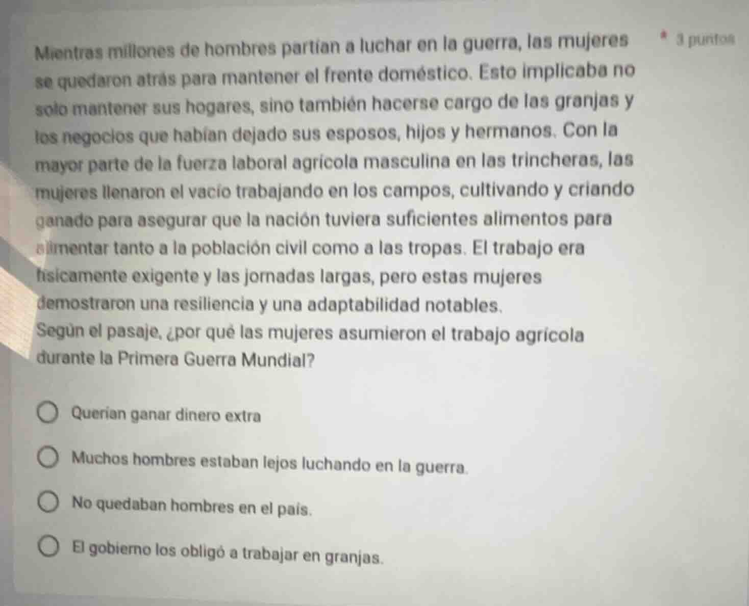 mientras millones de hombres partían a luchar en la guerra, las mujeres…