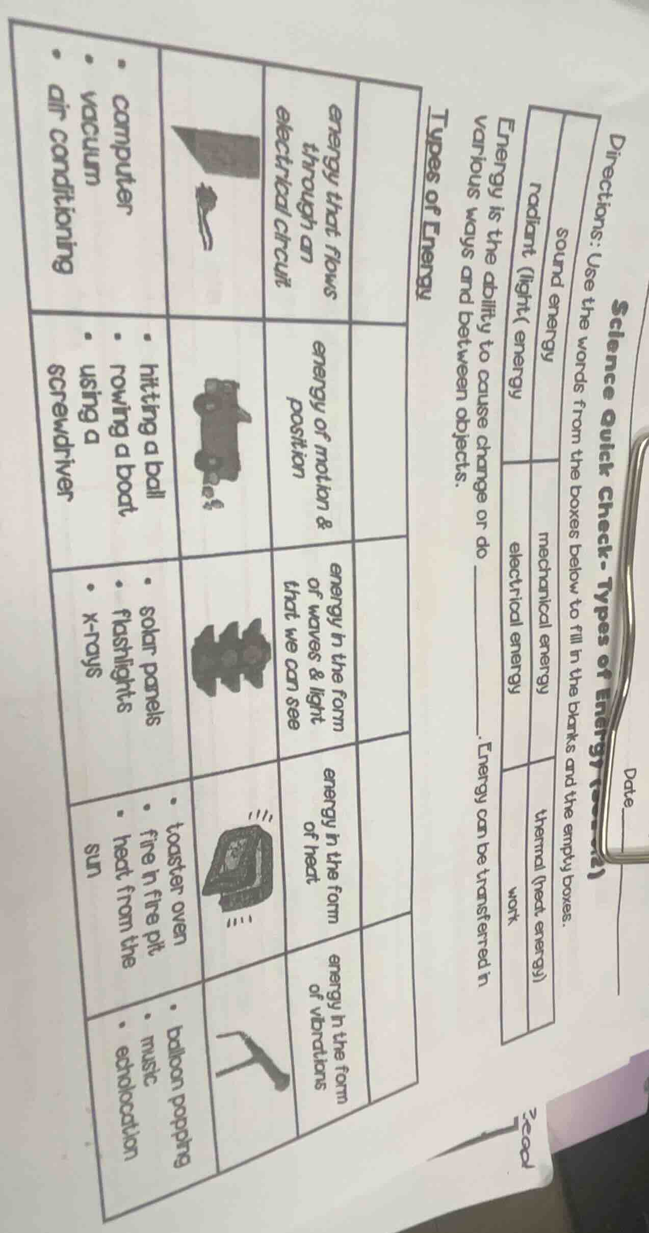 science quick check - types of energy\ directions: use the words from t…