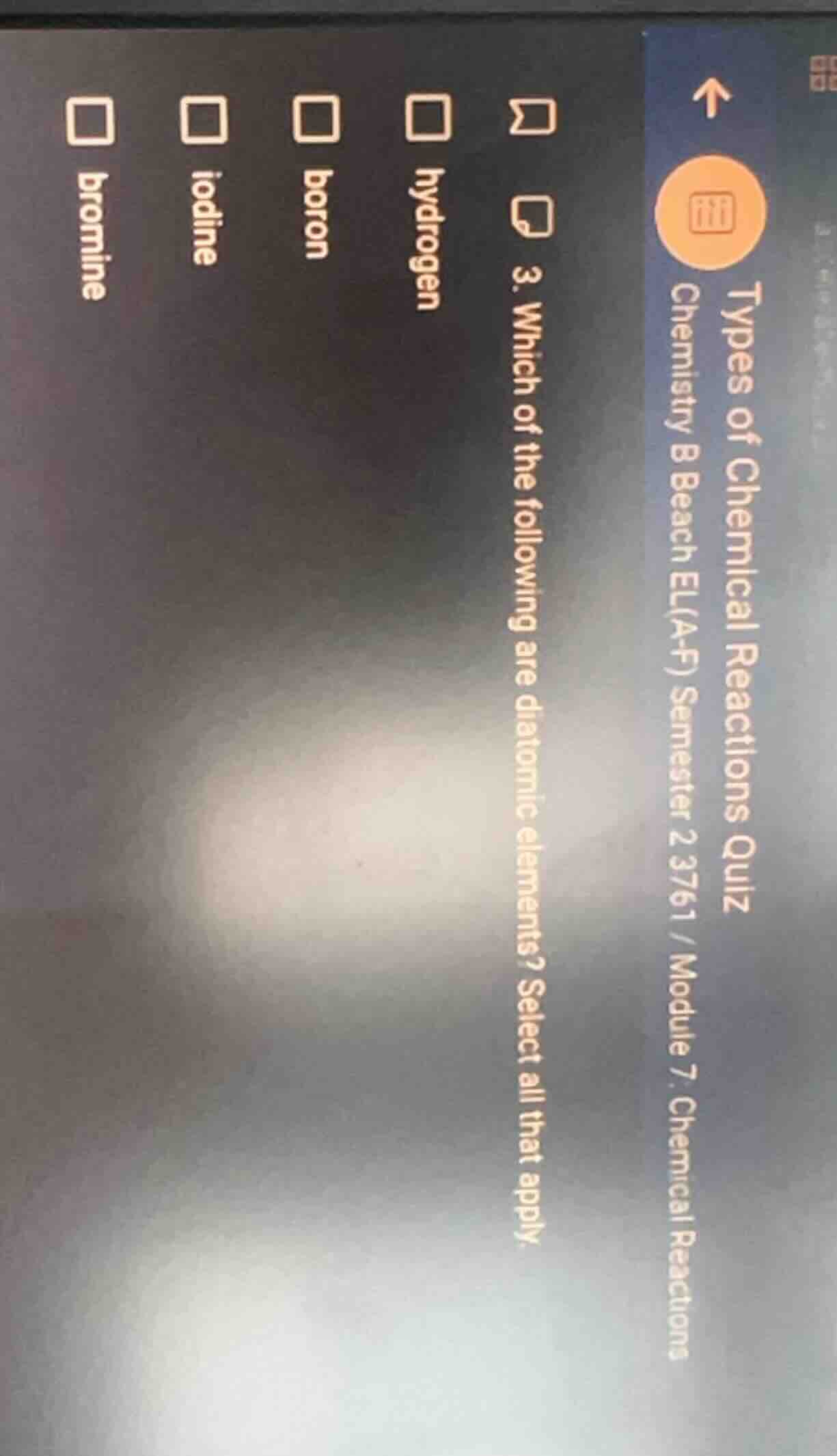 3. which of the following are diatomic elements? select all that apply.…