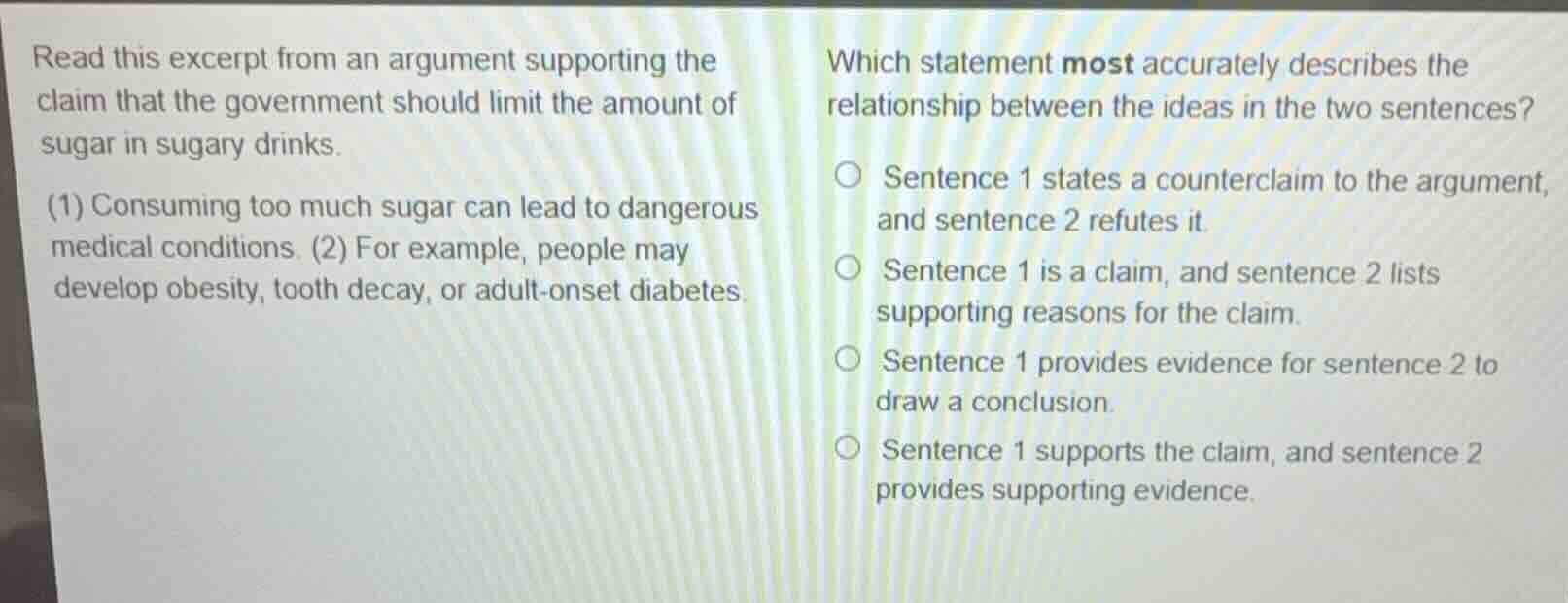 read this excerpt from an argument supporting the claim that the govern…