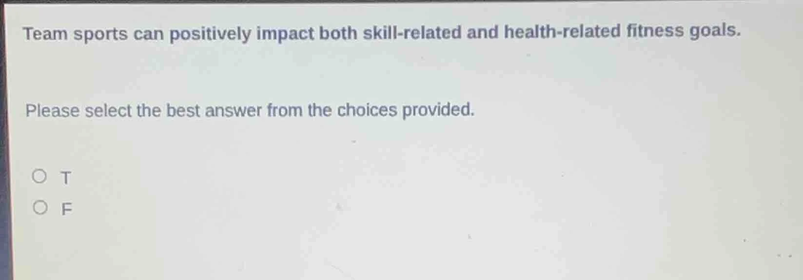 team sports can positively impact both skill-related and health-related…