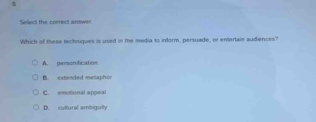 select the correct answer. which of these techniques is used in the med…