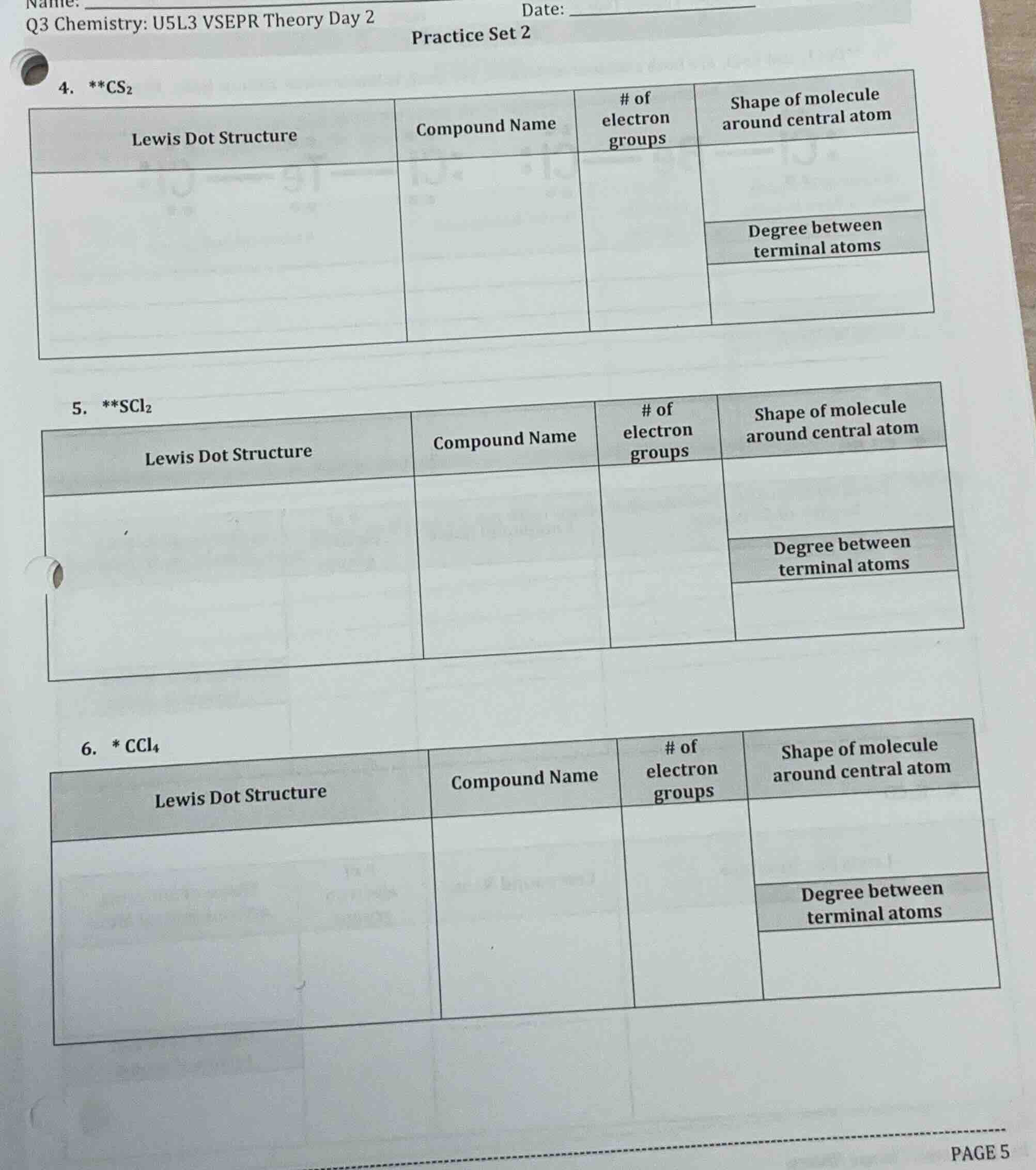 name: q3 chemistry: u5l3 vsepr theory day 2 date: practice set 2 4. **c…