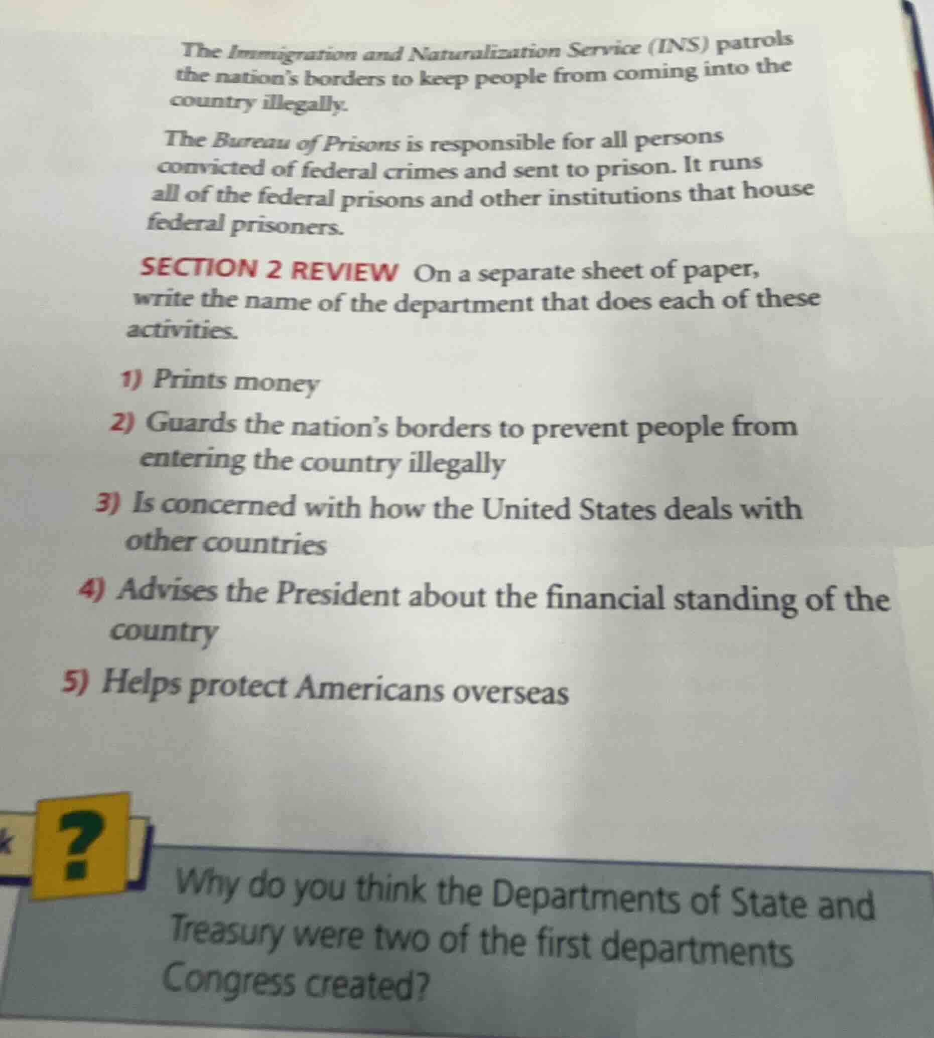 the immigration and naturalization service (ins) patrols the nation’s b…