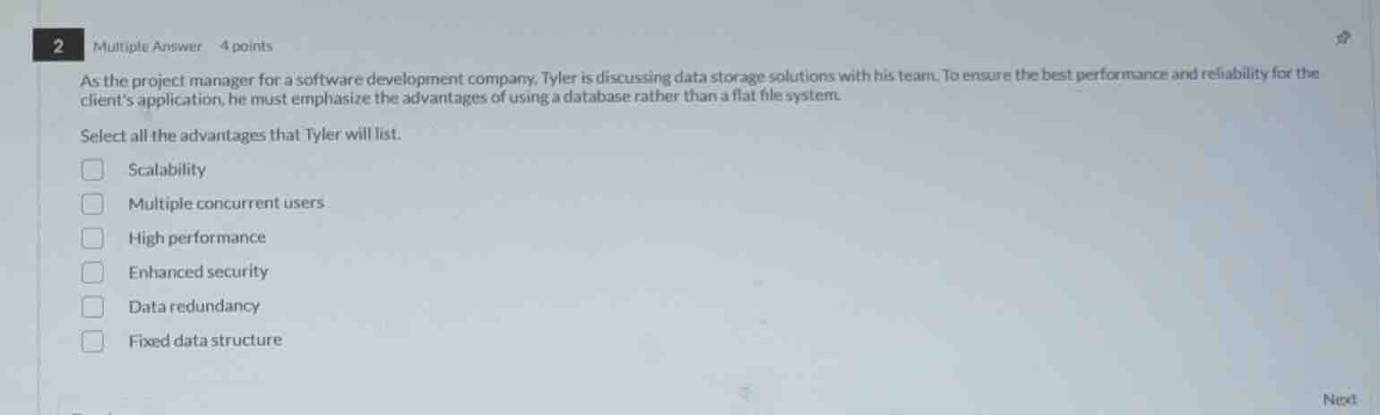 2 multiple answer 4 points as the project manager for a software develo…
