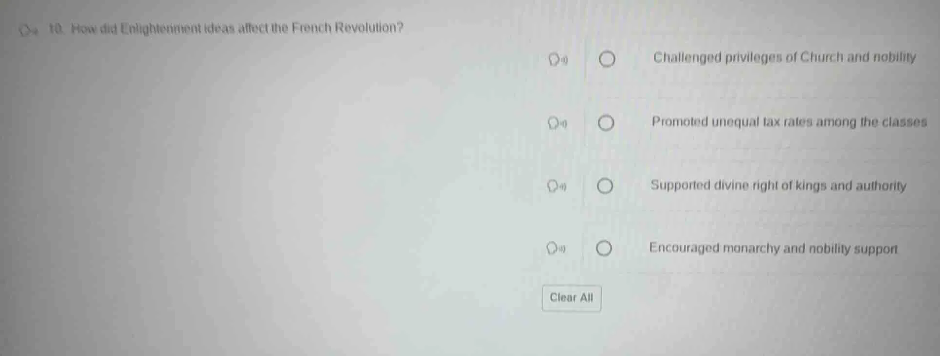 10. how did enlightenment ideas affect the french revolution? challenge…