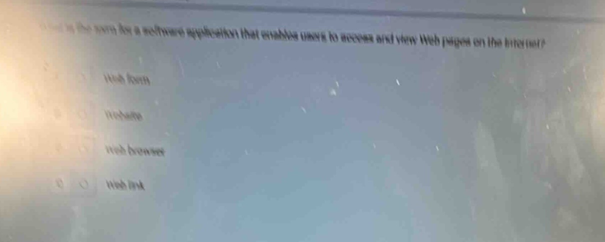 what is the term for a software application that enables users to acces…