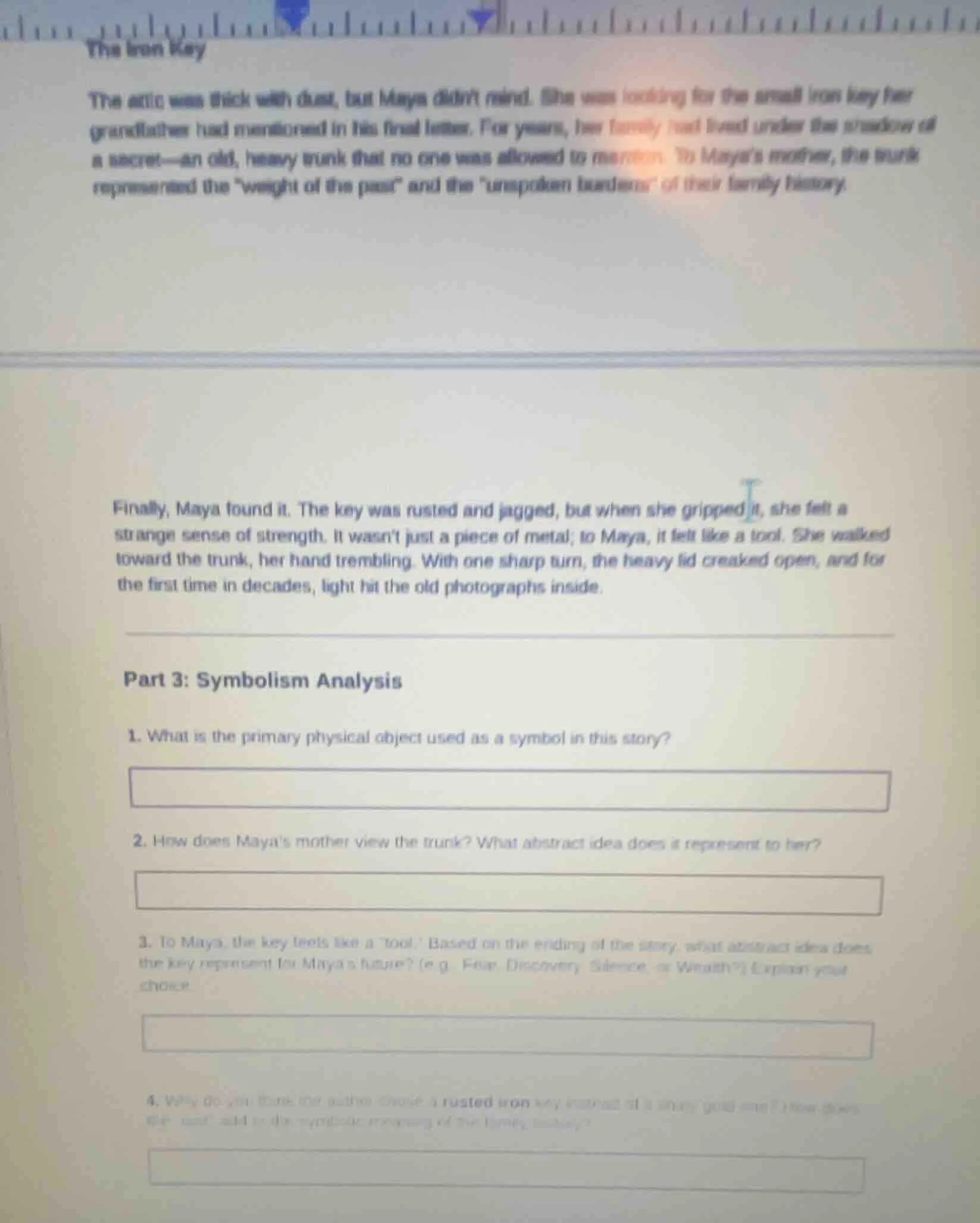 the iron key the attic was thick with dust, but maya didnt mind. she wa…