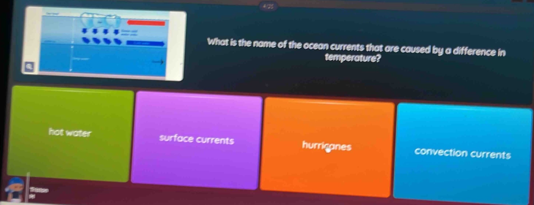 what is the name of the ocean currents that are caused by a difference …