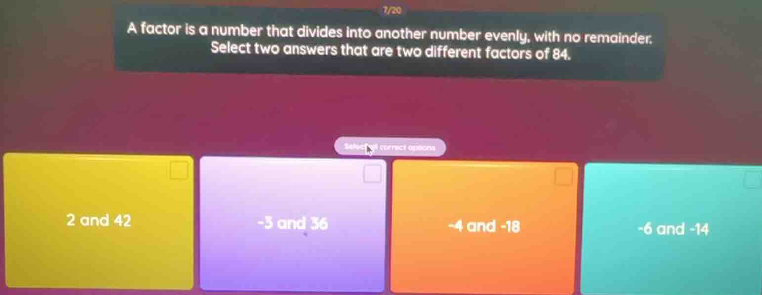 a factor is a number that divides into another number evenly, with no r…