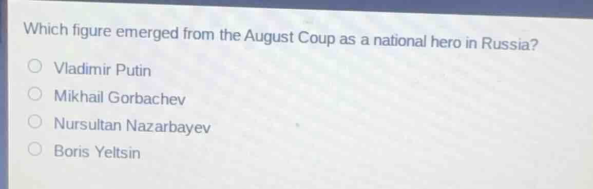 which figure emerged from the august coup as a national hero in russia?…