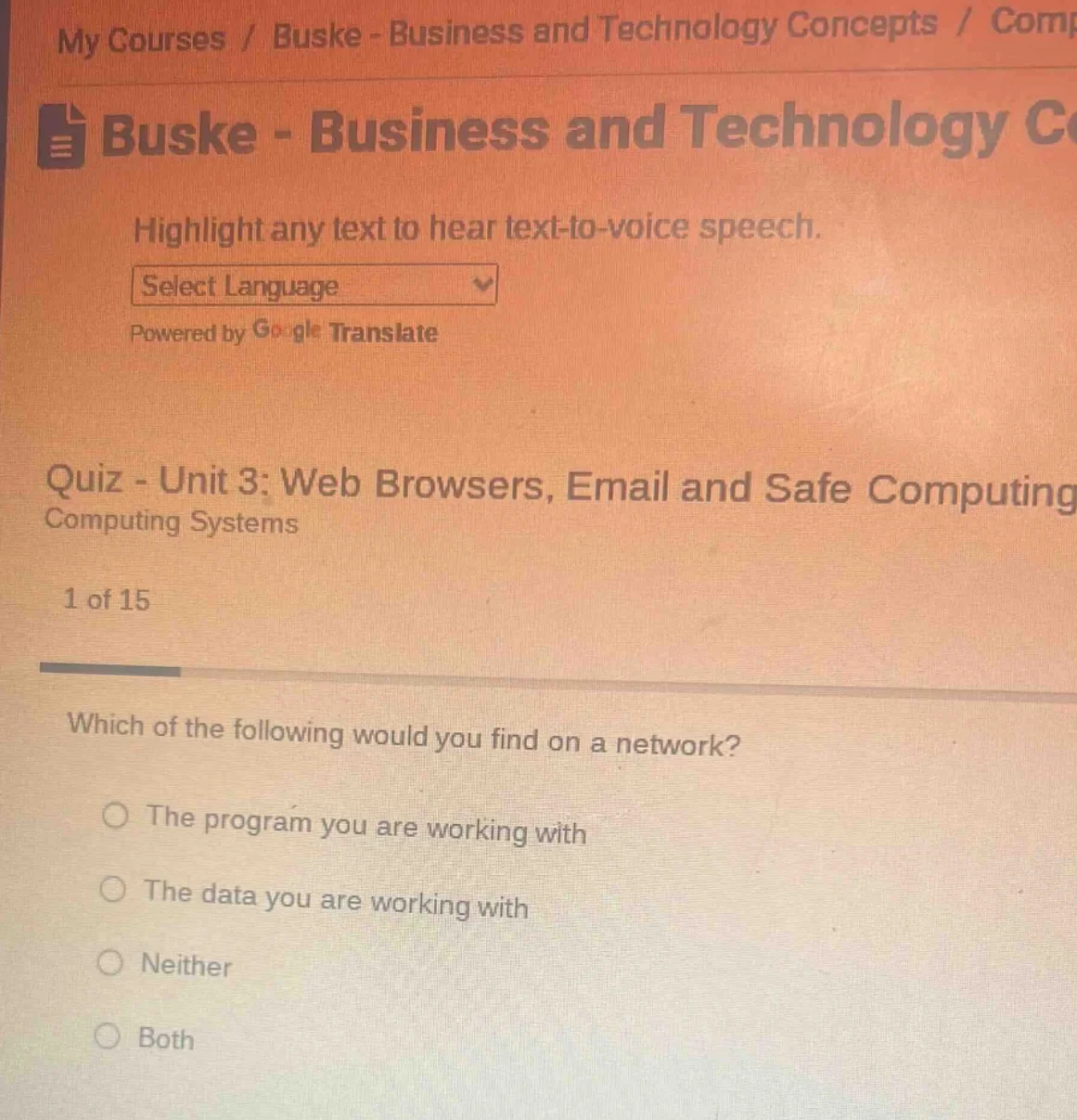 my courses / buske - business and technology concepts / comp buske - bu…