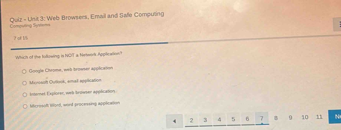 quiz - unit 3: web browsers, email and safe computing computing systems…