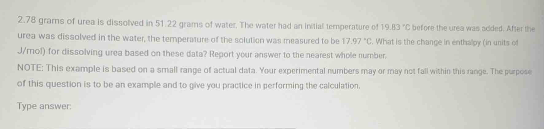 2.78 grams of urea is dissolved in 51.22 grams of water. the water had …
