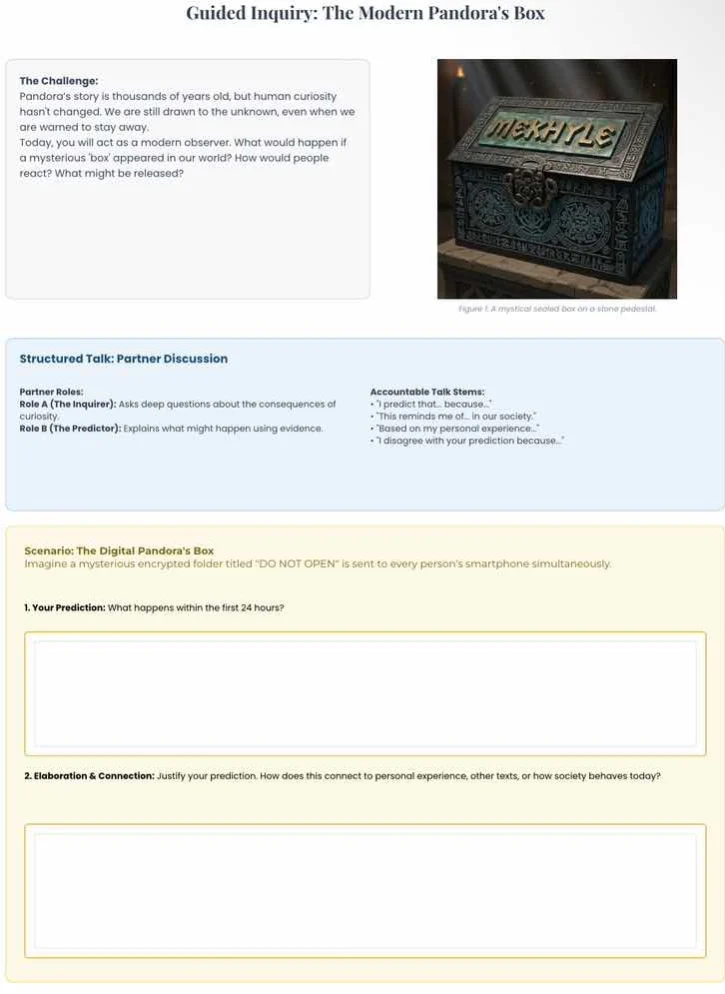guided inquiry: the modern pandoras box the challenge: pandoras story i…