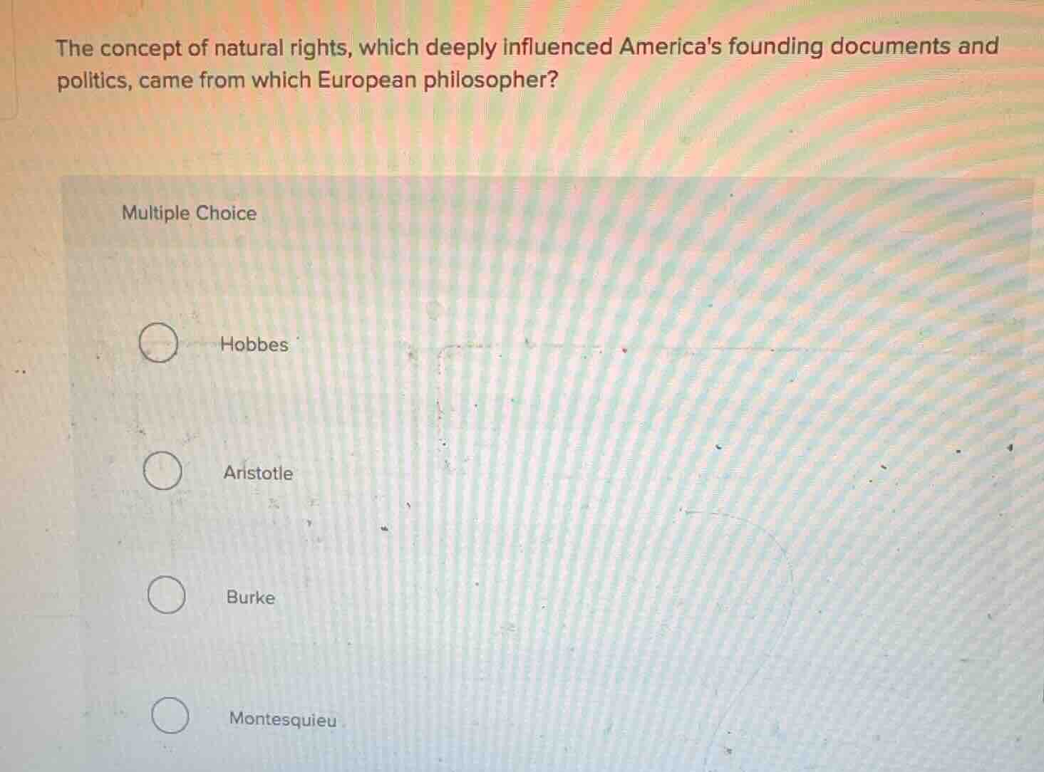 the concept of natural rights, which deeply influenced americas foundin…