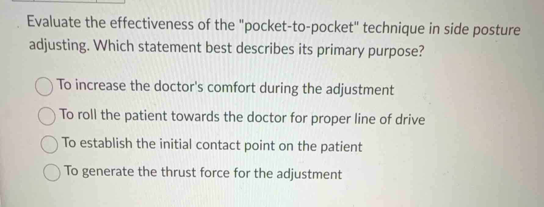 evaluate the effectiveness of the \pocket - to - pocket\ technique in s…