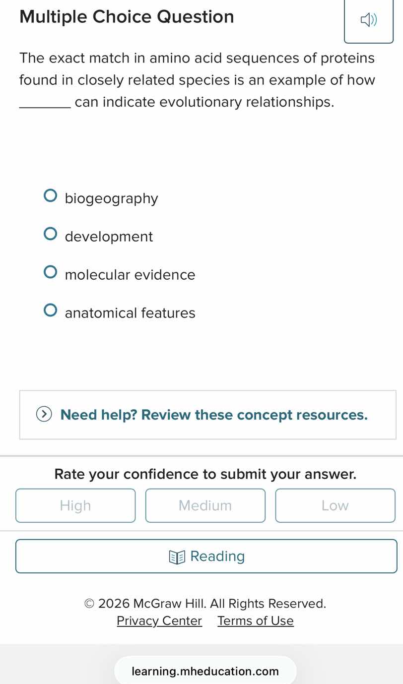 multiple choice question the exact match in amino acid sequences of pro…