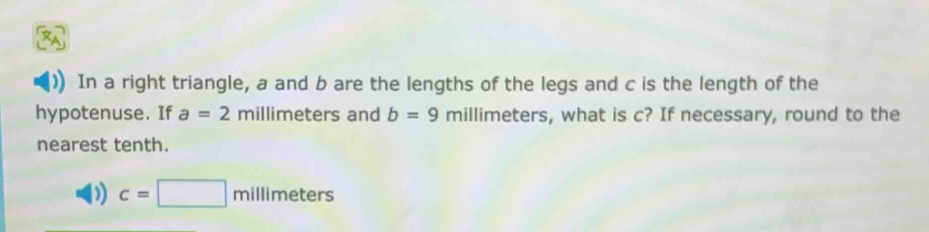 in a right triangle, a and b are the lengths of the legs and c is the l…
